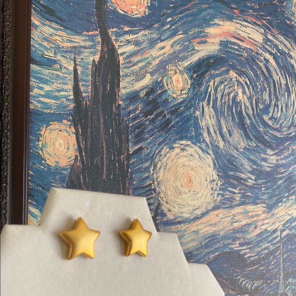 Super Fun Gold ⭐️ Star Earrings
